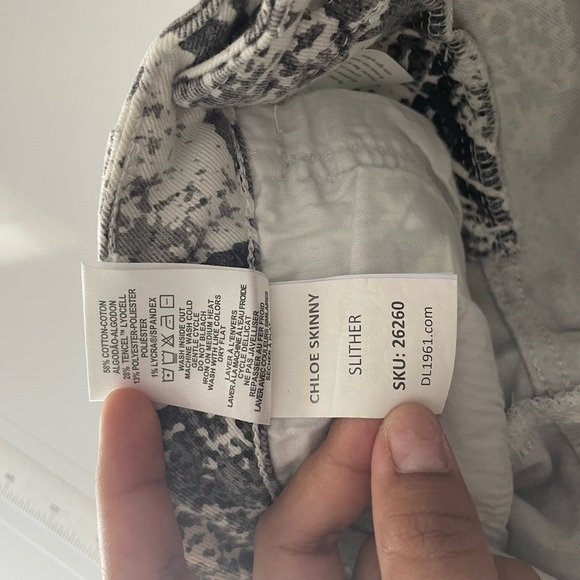 NWT DL1961 Chloe Skinny in Pattern - Picture 7 of 7